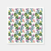 Cacti Art Pattern Serviette (Vorderseite)