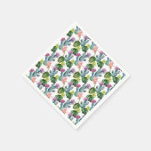 Cacti Art Pattern Serviette (Ecke)