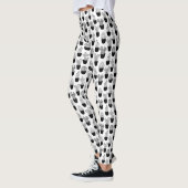 Cacti Black Line Art All-Over-Print-Leggings Leggings (Links)