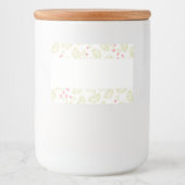 Cacti-Blume Lebensmitteletikett (Vorderseite)