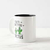 Cacti Cact - Du cactus lustige cactus lov Zweifarbige Tasse (Vorderseite Links)