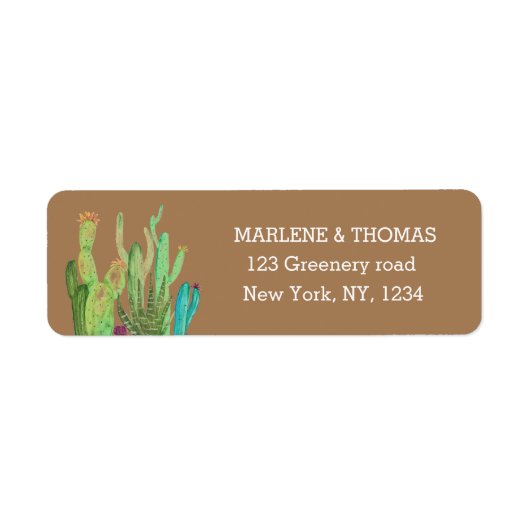 Cacti Cactus Desert Script Boho Succulent Simple (Vorne)