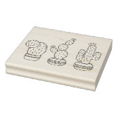 Cacti - Cactus Pflanze - Farbseiten Gummistempel (Stempel)