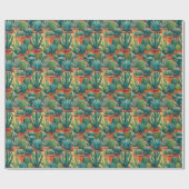 Cacti Cactus Pflanze Geschenkpapier (Flach)