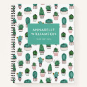 Cacti Cactus Pflanze Notizblock (Vorderseite)