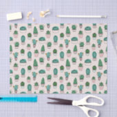 Cacti Cactus succulent Pattern Seidenpapier (Handwerk)