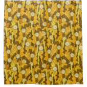 Cacti Camouflage Sukkulentes Blumenmuster Duschvorhang (Vorderseite)