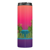 Cacti Design Thermal Tumbler Thermosbecher (Rückseite)