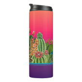 Cacti Design Thermal Tumbler Thermosbecher (Nach rechts gedreht)