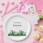 Cacti flowers  Bridal Fiesta  Pappteller (Party)