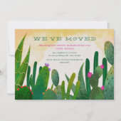 Cacti Garden Mouncement Card Ankündigung (Vorderseite)