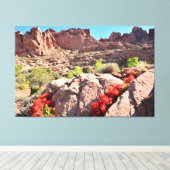 Cacti in Bloom Leinwanddruck (Insitu (Holzboden))