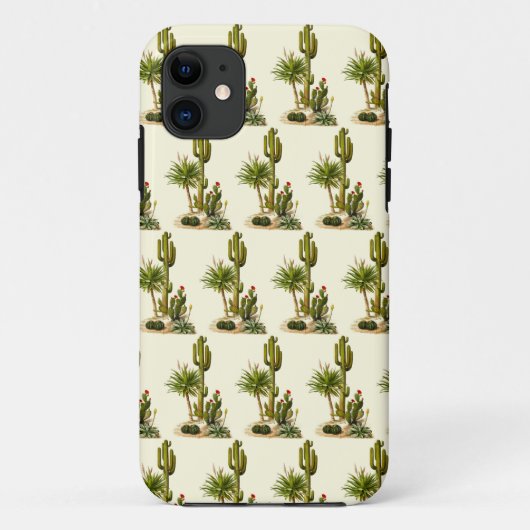 Cacti Kactus Wüstenmirage stilvolle schicke Arizon Case-Mate iPhone Hülle (Rückseite)