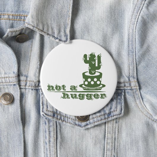 Cacti Kein lustiges Sprichwort Button (Beispiel)