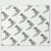 Cacti Kein lustiges Sprichwort Geschenkpapier (Flach)