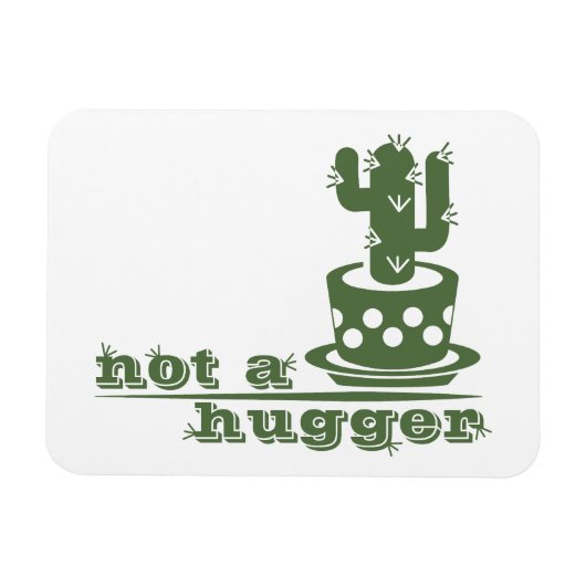 Cacti Kein lustiges Sprichwort Magnet (Horizontal)