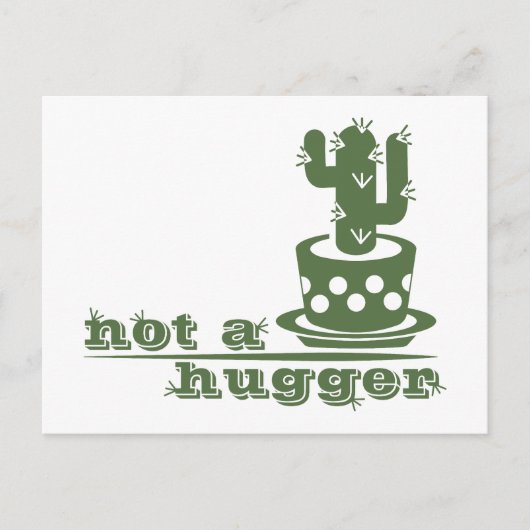 Cacti Kein lustiges Sprichwort Postkarte (Vorderseite)