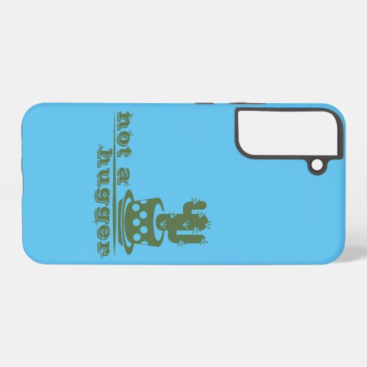 Cacti Kein lustiges Sprichwort Samsung Galaxy Hülle (Rückseite (Horizontal))