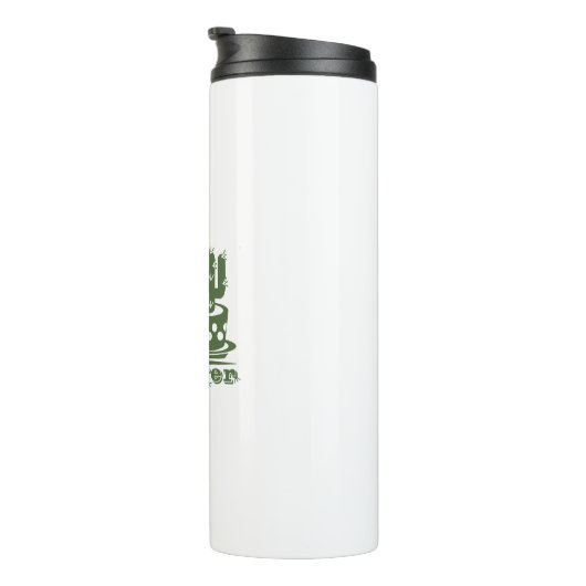 Cacti Kein lustiges Sprichwort Thermosbecher (Nach rechts gedreht)