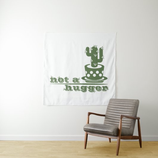 Cacti Kein lustiges Sprichwort Wandteppich (Beispiel)