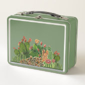 Cacti Metal Lunchbox (Vorderseite)