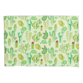 Cacti-Muster-Set Kissenbezug (Vorderseite-Links)