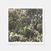 Cacti Paper Napkin Serviette (Vorderseite)