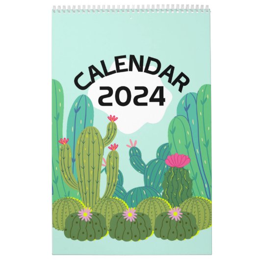 Cacti Paradise Calendar 2024 Kalender (Titelbild)