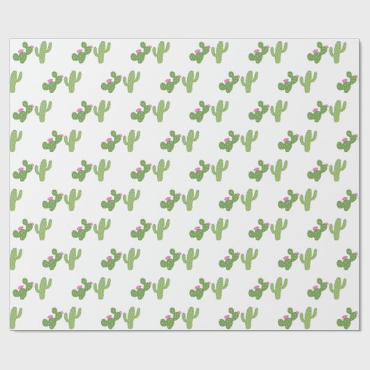 Cacti-Party Geschenkpapier (Flach)