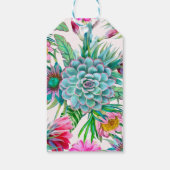 Cacti Pattern Geschenkanhänger (Rückseite)