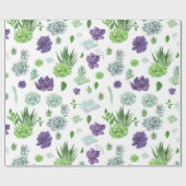 Cacti Pattern Geschenkpapier (Flach)