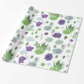 Cacti Pattern Geschenkpapier (Ungerollt)