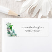 Cacti-Pflanze Botanische Script-Rücksendeadresse (Insitu)