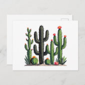 Cacti Postkarte (Vorne/Hinten)