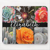 Cacti Rose stilvolle Fotos Drehbuch individuelle N Mousepad (Vorne)