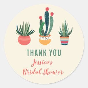 Cacti Succulent Brautparty Gevor Sticker
