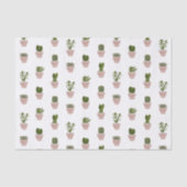 Cacti & Succulent - Rosa - transparent Seidenpapier (Vorderseite)