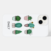 Cacti succules zur Darstellung personalisierter Na Case-Mate iPhone Hülle (Rückseite (Horizontal))
