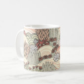 Cacti Sukkulturen Außenlandschaftsmuster Kaffeetasse (Vorderseite Links)