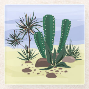 Cacti, Süßungsmittel. Glasuntersetzer