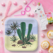 Cacti, Süßungsmittel. Pappteller (Party)