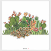 Cacti-Vinyl-Aufkleber für den benutzerdefinierten Aufkleber (Blatt)