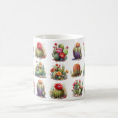 Cacti Watercolor Pattern Kaffeemaschine Tasse (Mittel)