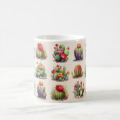 Cacti Watercolor Pattern Kaffeemaschine Tasse (Mittel)