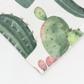 Cacti-Wüste-Thema Personalisiert Fleecedecke (Ecke)