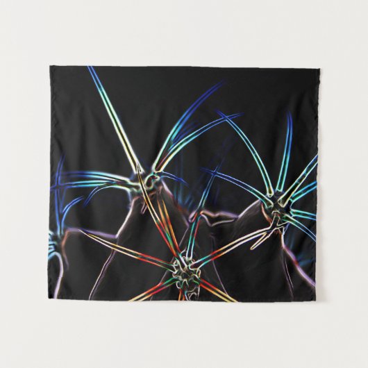 Cactus 1 wtcna wandteppich (Vorderseite (Horizontal))