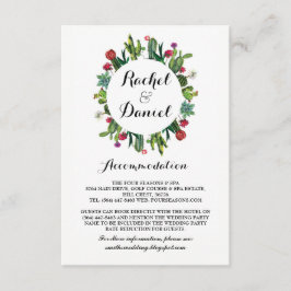 Cactus Accommodation Fiesta Wedding Cards Details Begleitkarte