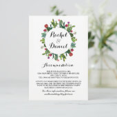 Cactus Accommodation Fiesta Wedding Cards Details Begleitkarte (Stehend Vorderseite)