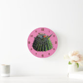 Cactus Acrylic Wall Clock Runde Wanduhr (Zuhause)