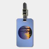 Cactus and Kokopelli Round Gepäckanhänger (Vorderseite vertikal)